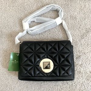 KATE SPADE Whitaker Place Naomi Black Quilted Crossbody